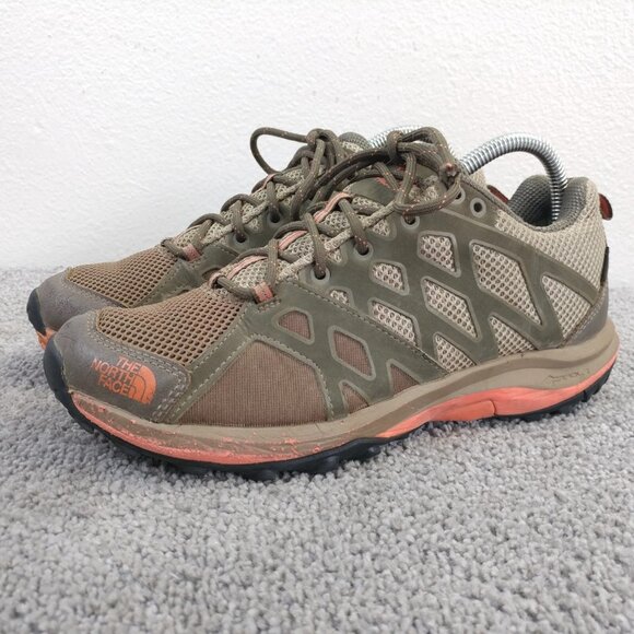 The North Face Hedgehog Guide GTX Womens 8.5 Hiking Shoes Vibram Waterproof - Picture 1 of 10